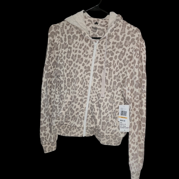 Animal print crop hoodie - Picture 1 of 1